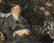 Edouard Manet, Mme Manet im Gewachshaus
